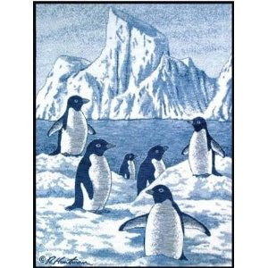 Biederlack Cuddlewrap Robe Blanket Arctic Penguins Small B2331 Free Shipping - Blankets & Bedding - Fits My Budget