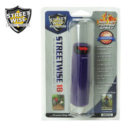 Streetwise 18 Pepper Spray 1/2 oz Hard Case Purple SW3HPR18 - Safety & Security - Fits My Budget