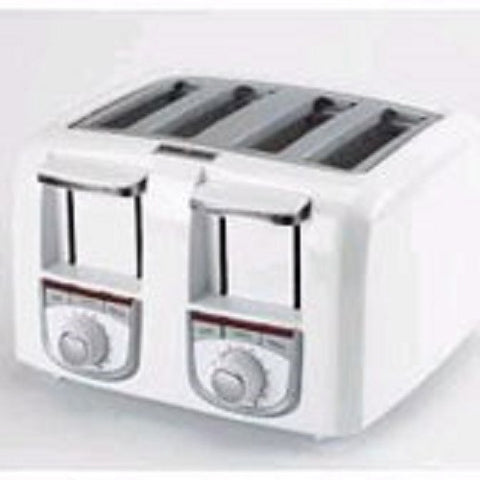 Black & Decker T4500 4 Slice Dual Control Toaster Free Shipping - House Home & Office - Fits My Budget