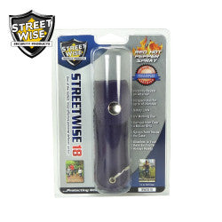 Streetwise 18 Pepper Spray 1/2 oz Soft Case Purple SW3PR18 - Safety & Security - Fits My Budget