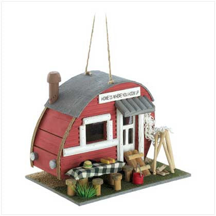 Vintage Camping Trailer Birdhouse 10012503 - House Home & Office - Fits My Budget