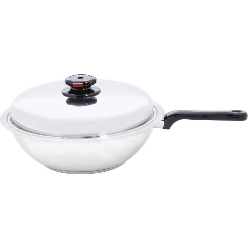 Chef's Secret T304 Stainless Steel Wok Stir-Fry Pan Free Shipping
