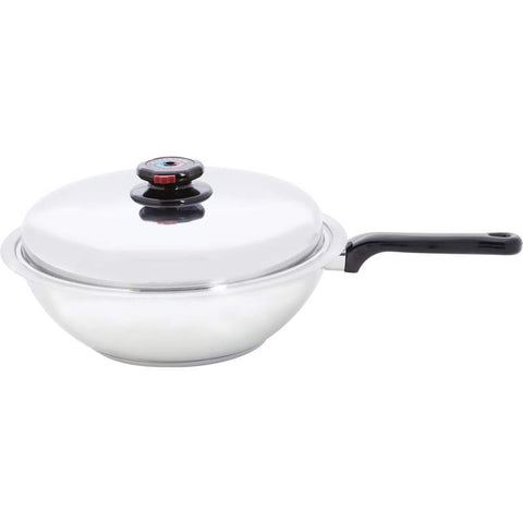 Chef's Secret T304 Stainless Steel Wok Stir-Fry Pan Free Shipping