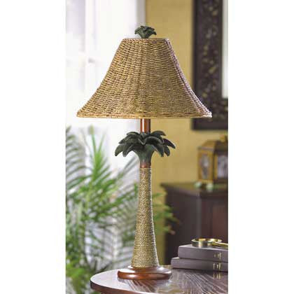 Rattan Styled Palm Tree Lamp 10037989 Free Shipping - House Home & Office - Fits My Budget