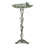 Verdigris Leaf Birdbath 10039448 Free Shipping