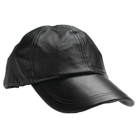Navarre Solid Genuine Leather All American Baseball Cap GFCAP2 - Apparel & Accessories - Fits My Budget