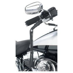 Diamond Plate GFLEVER Genuine Leather Black Motorcycle Lever Covers - Luggage & More - Fits My Budget