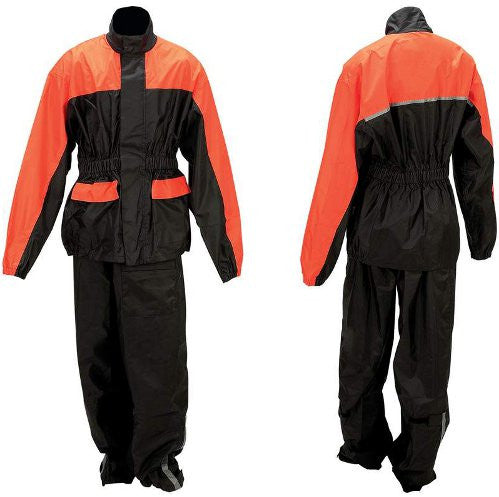 Diamond Plate Motorcycle Rain Jacket and Pants Suit GFRSPK FREE SHIPPING - Apparel & Accessories - Fits My Budget