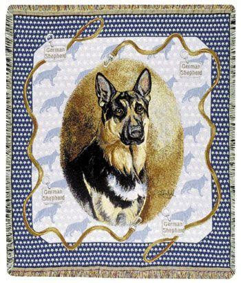 German Shepherd Tapestry Throw Blanket TPM459 - Blankets & Bedding - Fits My Budget