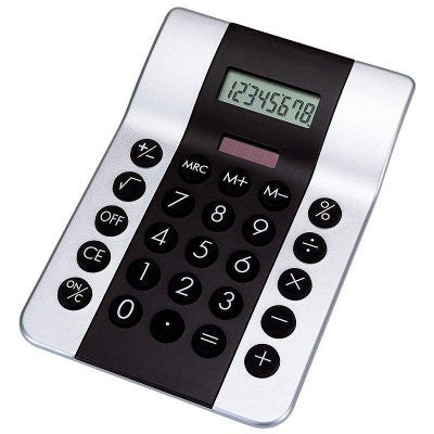 Mitaki-Japan HHCALRS2 Black and Silver Dual Powered Calculator Free Shipping - Electronics - Fits My Budget