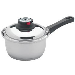 Maxam 9 Element 1.7 Quart Surgical Stainless Steel Saucepan with Cover KTSC1 - House Home & Office - Fits My Budget
