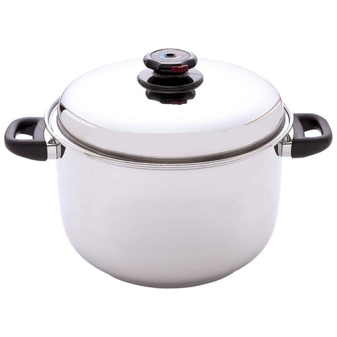 Steam Control 12 quart 12-Element T304 Stainless Steel Stockpot - House Home & Office - Fits My Budget