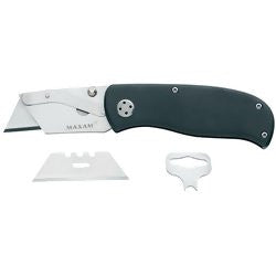 Maxam Liner SKRAZOR Utility Knife Lock Folding Razor Knife - Sports & Games - Fits My Budget
