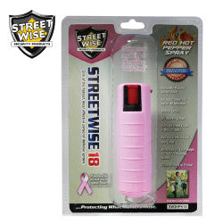 Streetwise 18 Pepper Spray 1/2 oz Soft Case Pink SW3PK18 - Safety & Security - Fits My Budget