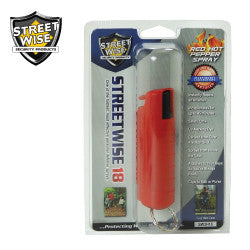 Streetwise 18 Pepper Spray 1/2 oz Hard Case Red SW3HRD18 - Safety & Security - Fits My Budget