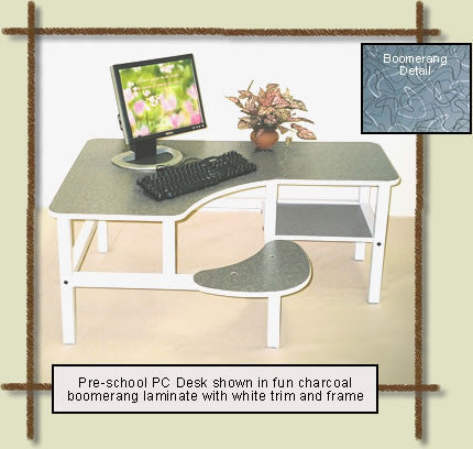 Wild Zoo Prodigy Child Preschool Computer PC Desk - House Home & Office - Fits My Budget