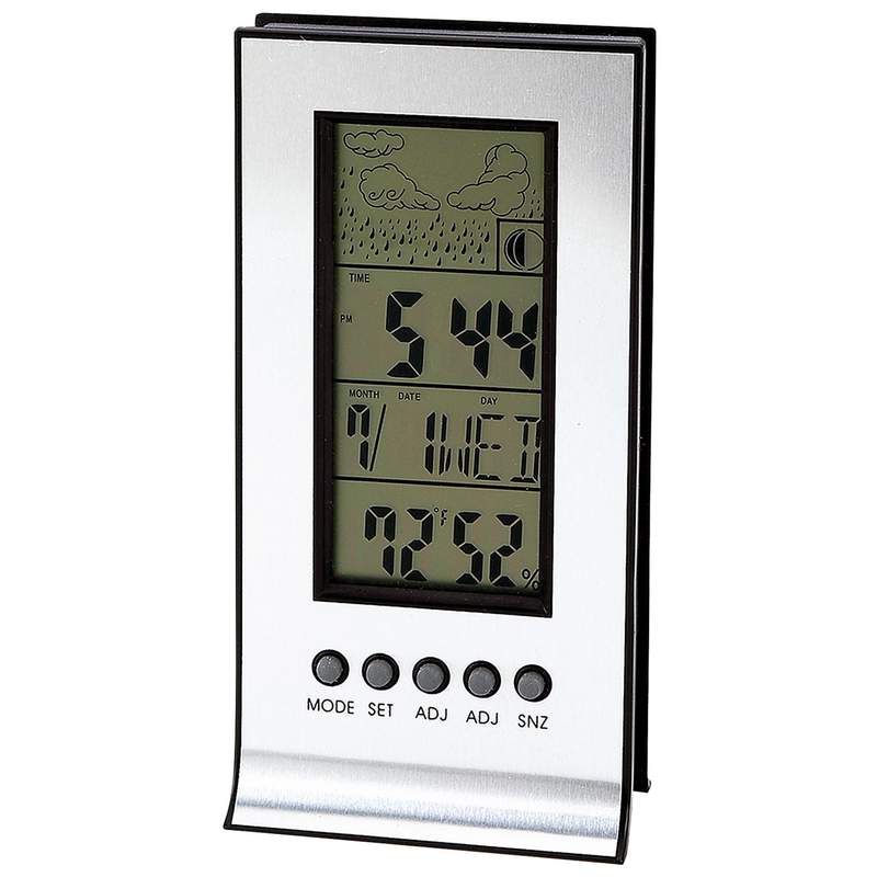 Desktop Weather Station Temperature Humidity Alarm Calendar Promotional Item