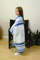 Biederlack Cuddlewrap Robe Blanket Alison Blue 45x40 B1745 Free Shipping - Blankets & Bedding - Fits My Budget