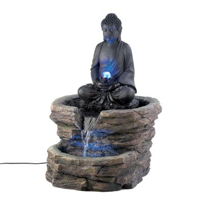 Zen Buddha Garden Water Fountain 10001156 - House Home & Office - Fits My Budget