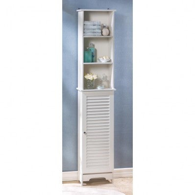 Nantucket Tall Storage Cabinet 10014705 Free Shipping - House Home & Office - Fits My Budget