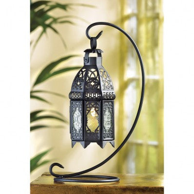 Moroccan Tabletop Black Lantern 10038566 Free Shipping - House Home & Office - Fits My Budget