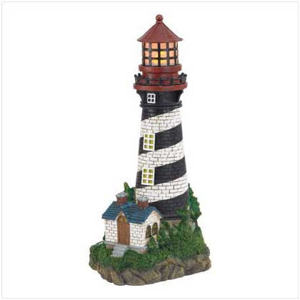 Solar Powered Garden Lighthouse 10035719 Free Shipping - House Home & Office - Fits My Budget