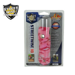 Streetwise 18 Pepper Spray 1/2 oz Soft Case Pink Camo SW3PC18 - Safety & Security - Fits My Budget