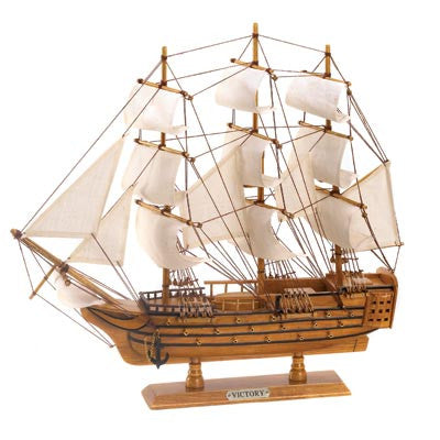 HMS Victory Wood and Cotton Canvas Model Ship 10001296 Free Shipping - House Home & Office - Fits My Budget